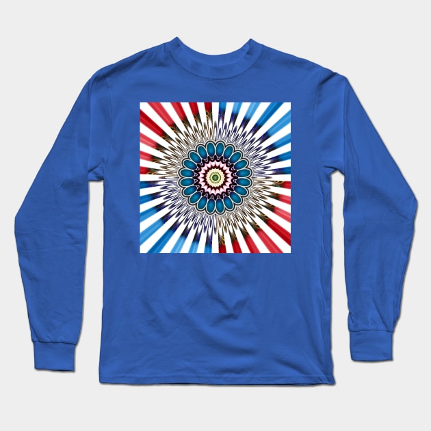 Digital flower Long Sleeve T-Shirt by Gaspar Avila